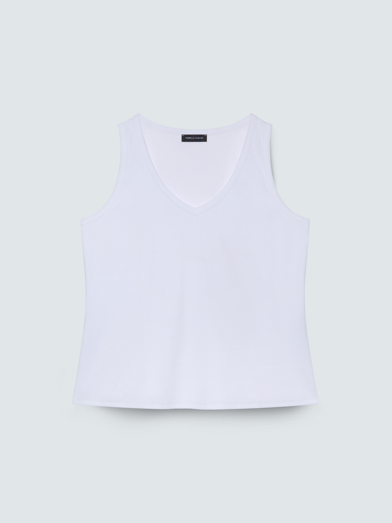 Top en jersey avec encolure en V image number 4