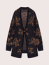 Printed cardigan in mohair blend image number 4