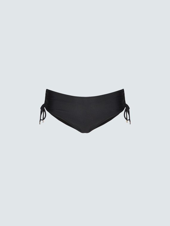 Slip mit Drapierung und B&auml;ndchen