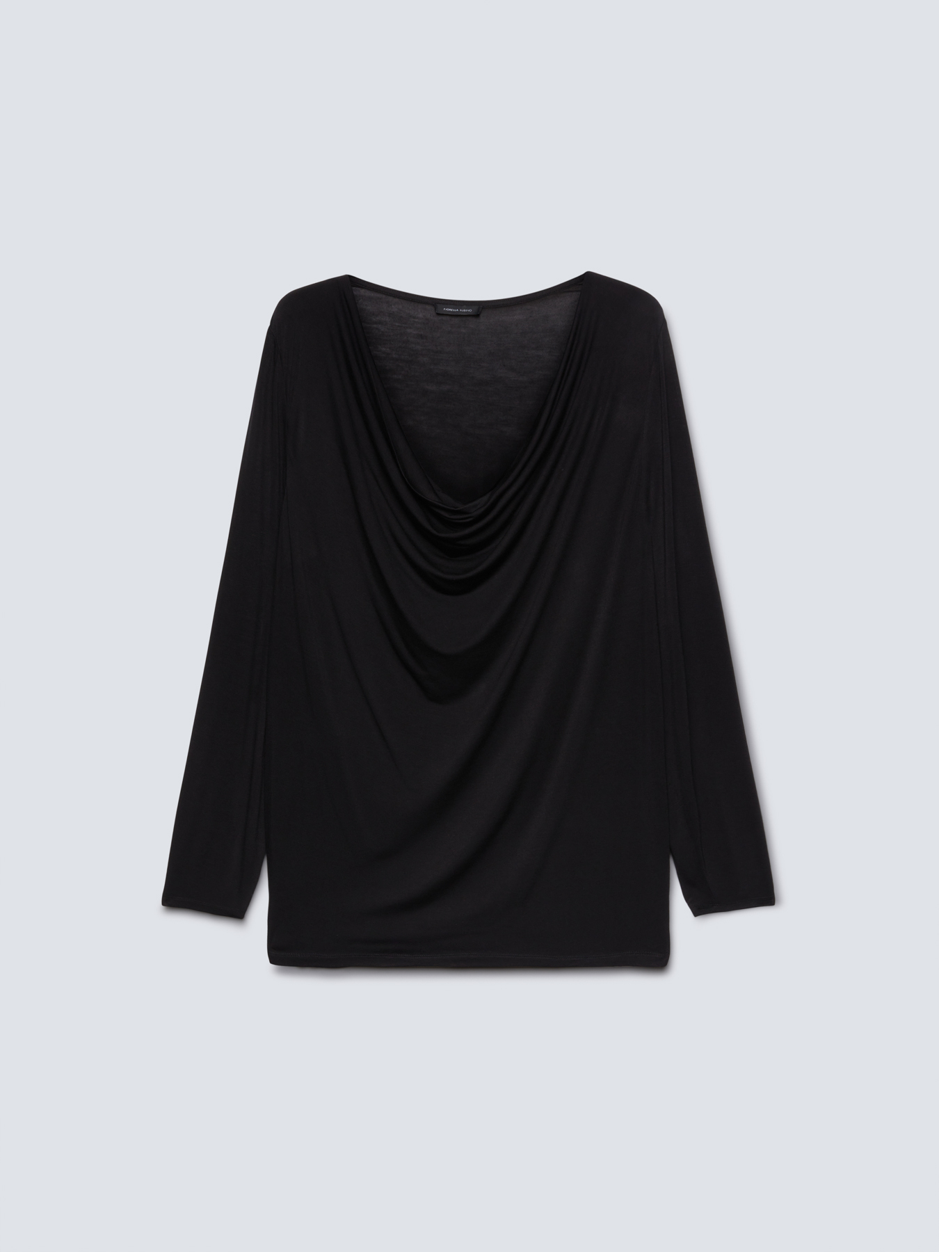 Camiseta con escote drapeado image number 3