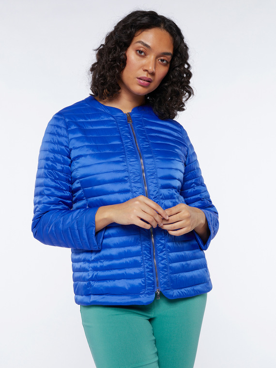Lightweight quilted down jacket