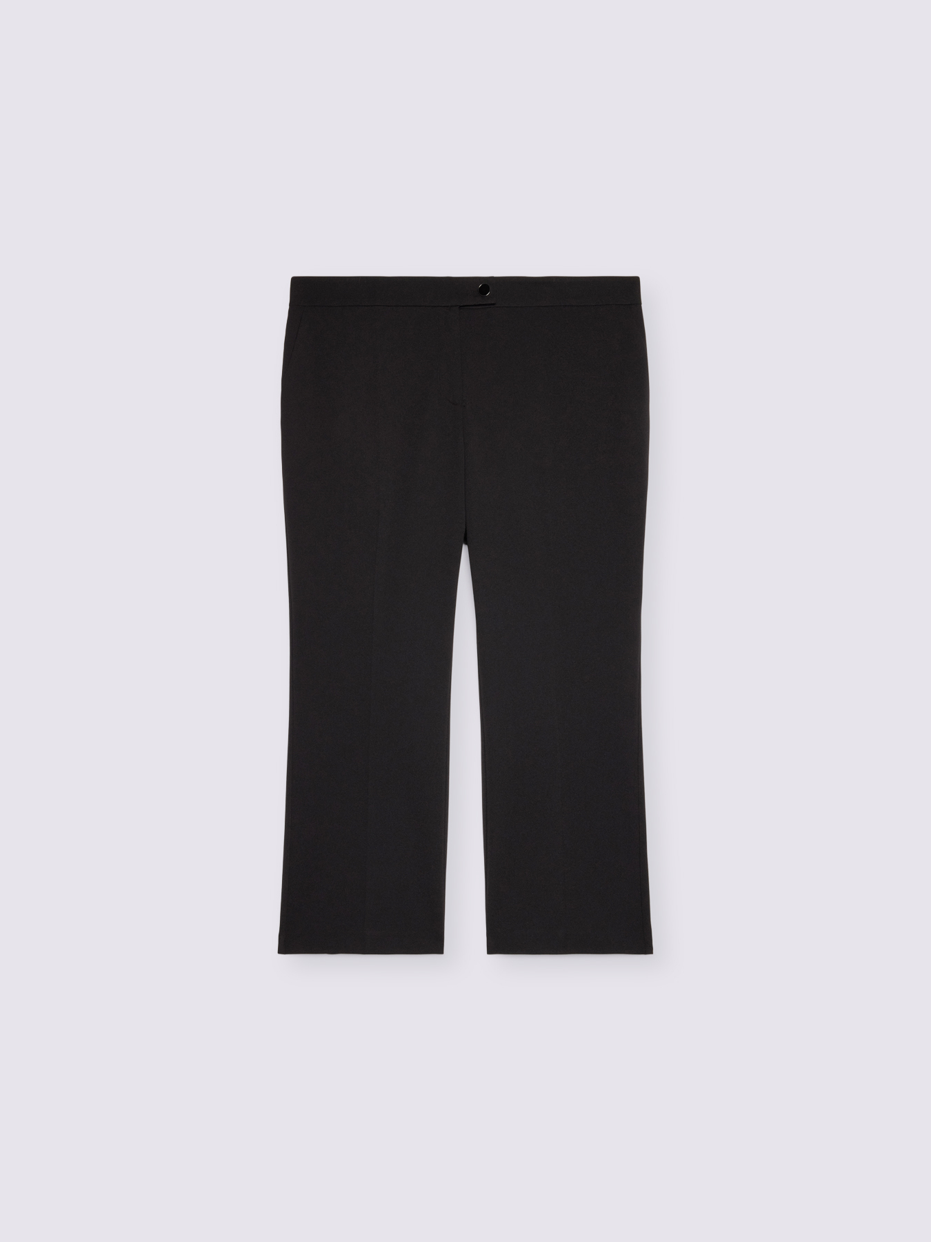 Kick flare pants in stretch fabric image number 5