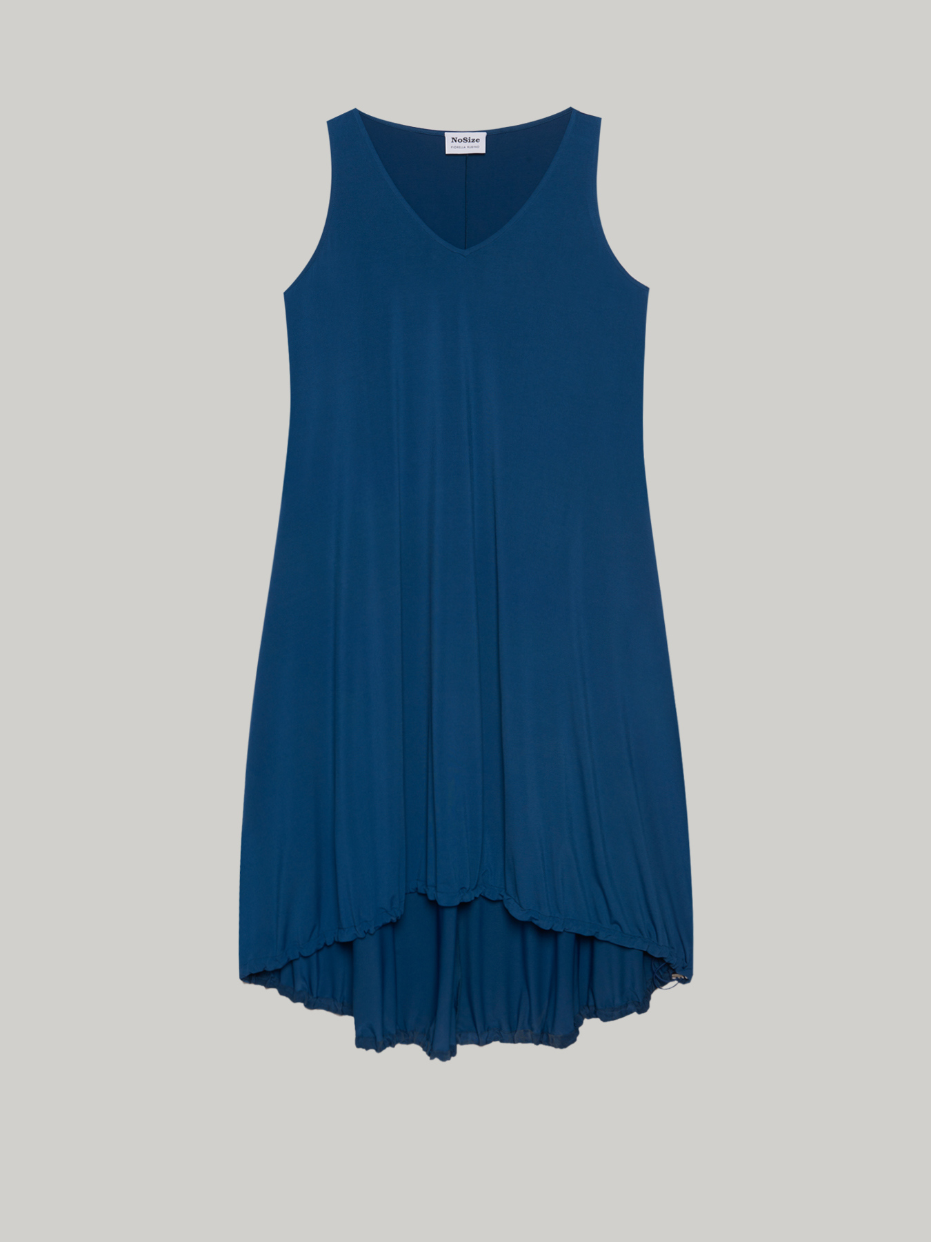 Vestito lungo con coulisse al fondo image number 2