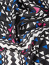 Scarf with geometric print image number 2