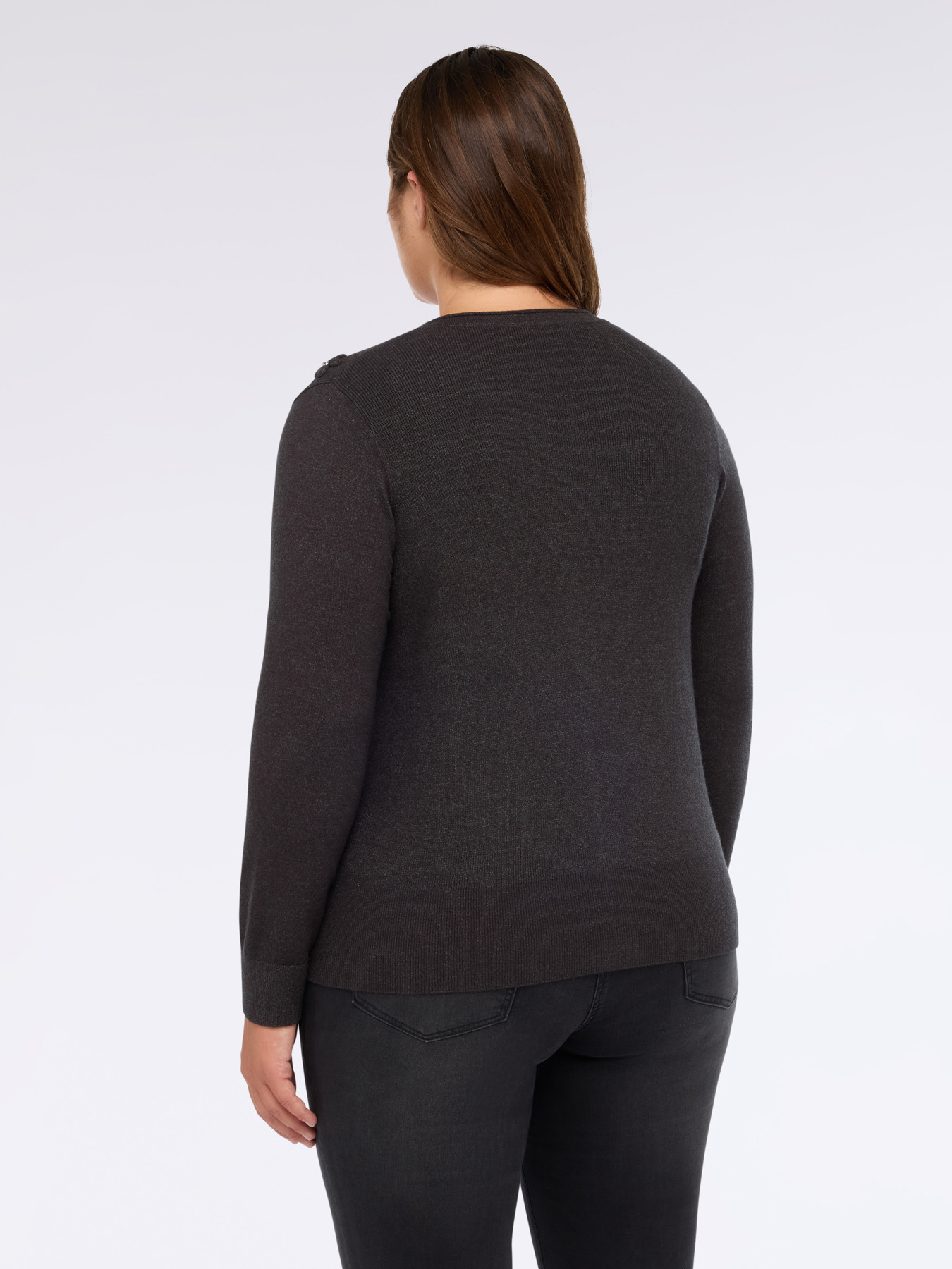 Cardigan con ricami floreali e punti luce image number 1