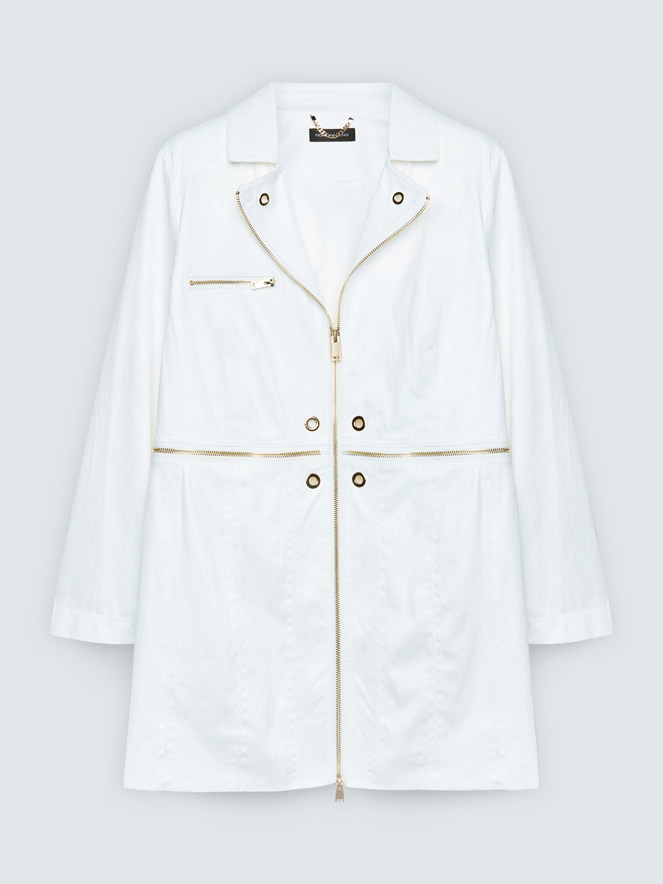 Soft-Touch-Mantel mit dekorativen Rei&szlig;verschl&uuml;ssen image number 5