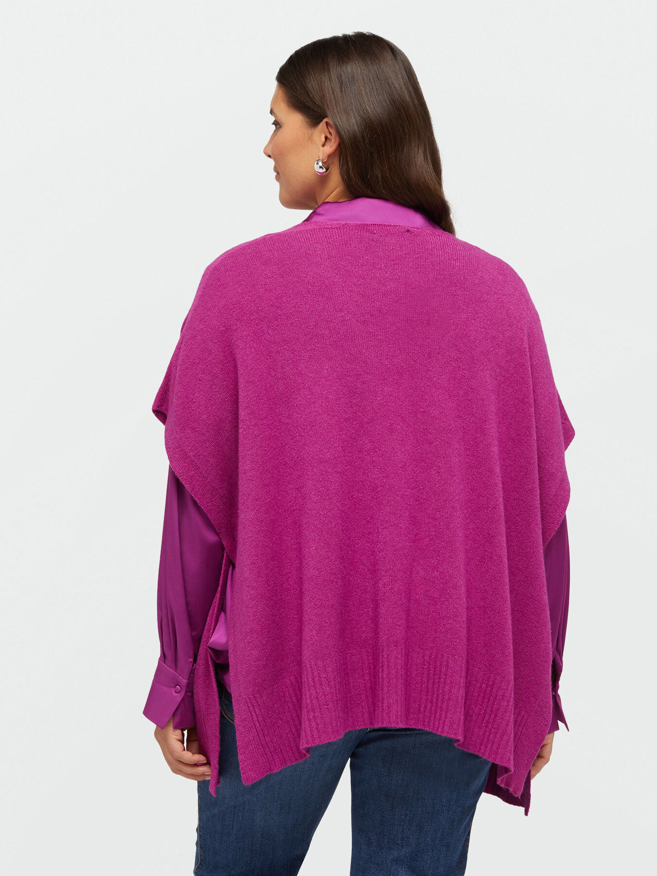 Cape large en maille image number 1