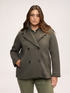 Double-breasted jacket with removable front panel image number 0