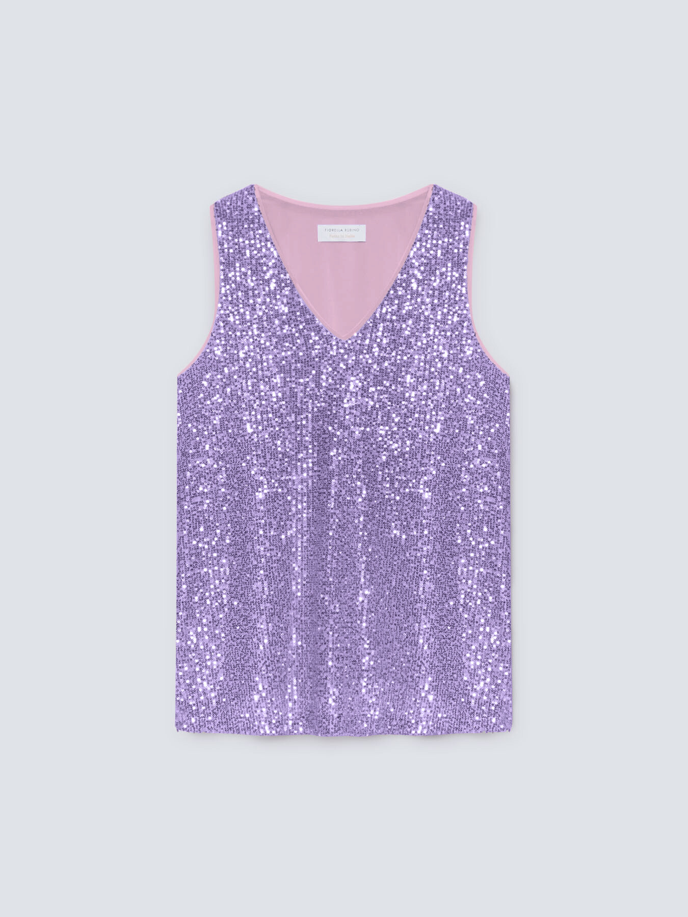 Top con paillettes image number 4