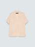 Lurex jersey T-shirt with kimono sleeves image number 4