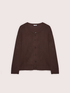 Cardigan misto viscosa scollo tondo image number 4