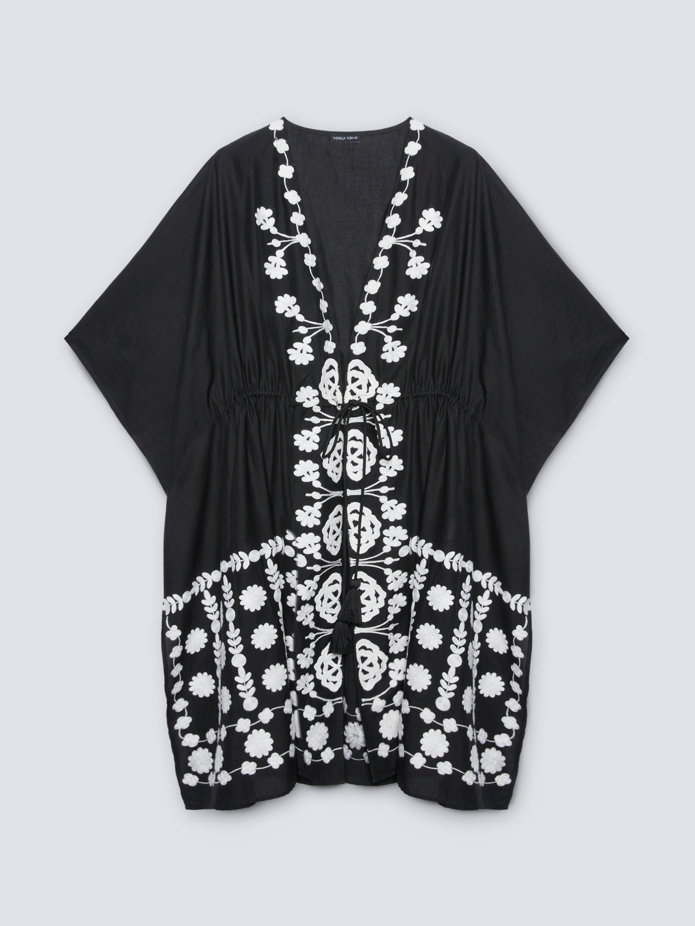 Caftano lungo ricamato image number 4