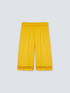 Cropped trousers with embroidered trim image number 4
