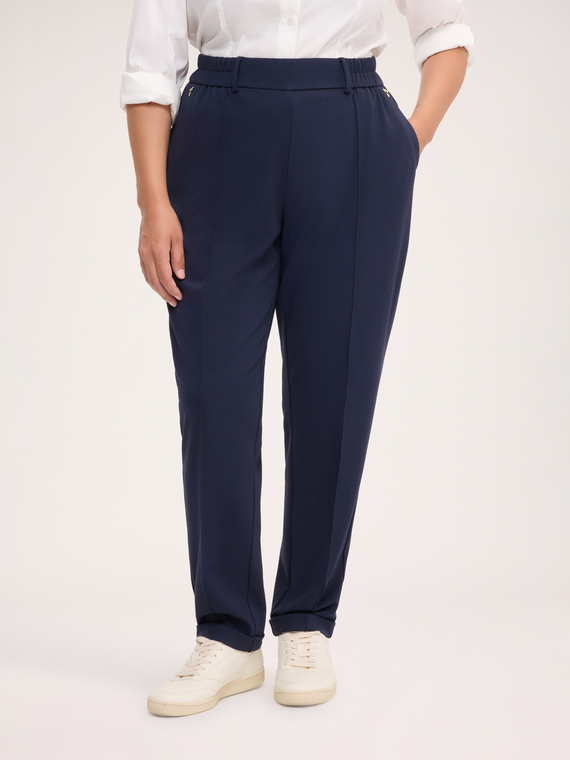 Pantalon Jogger en Point de Milan