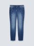 Bedruckte Skinny Jeans image number 4