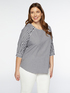 Blusa in cotone a quadretti Vichy image number 2