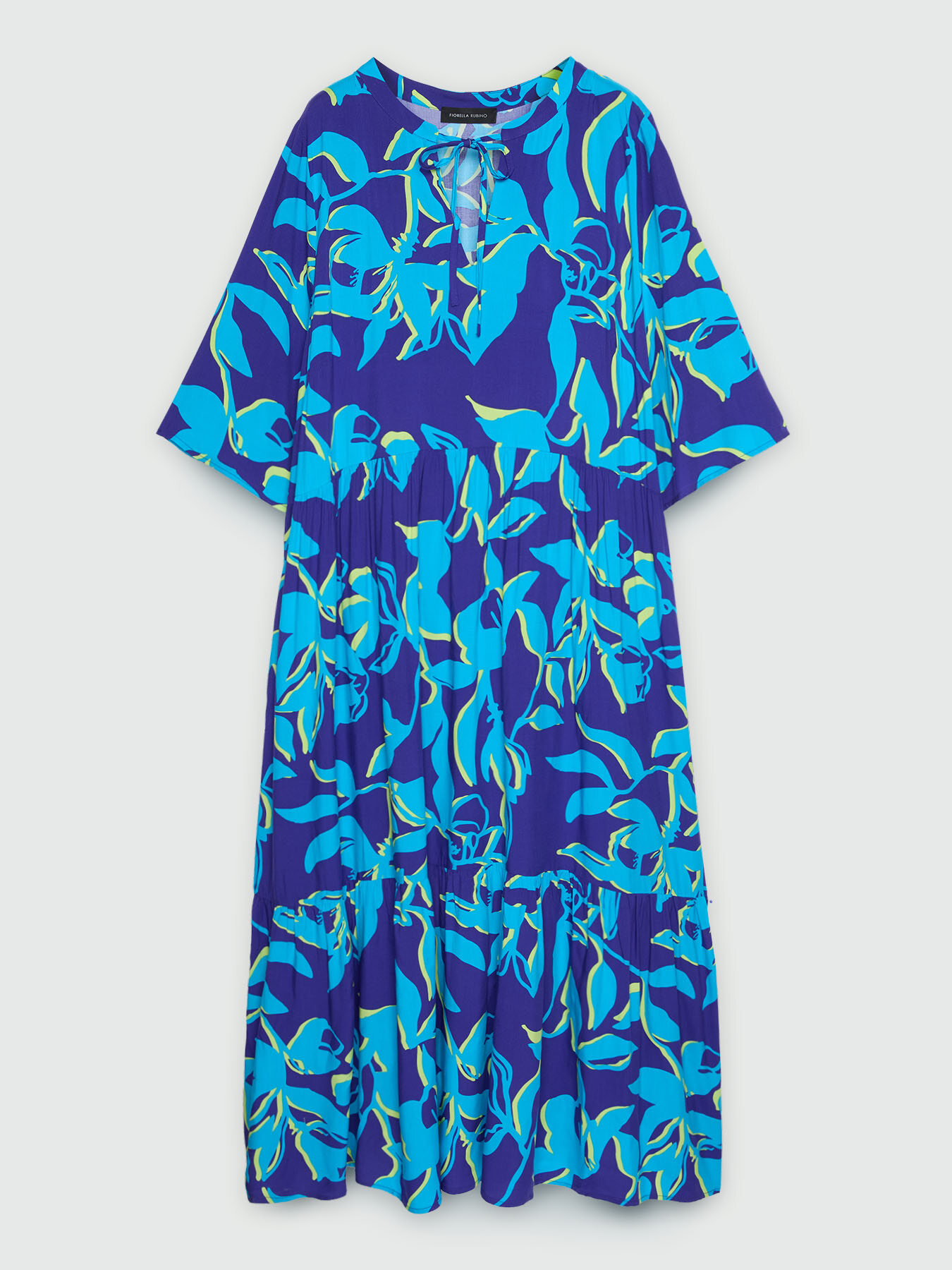 Vestido floreado de viscosa LENZING&trade; ECOVERO&trade; image number 4