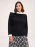 Pull avec insert effet chemise image number 2