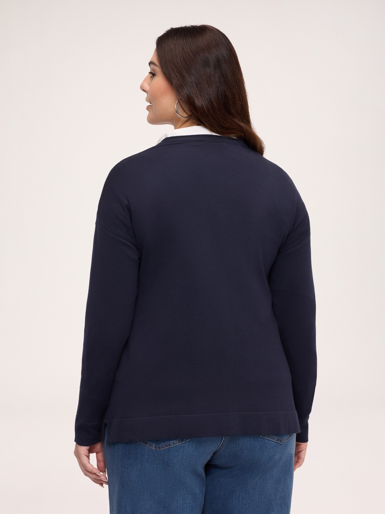 V-Ausschnitt Strickjacke mit Kn&ouml;pfen image number 1