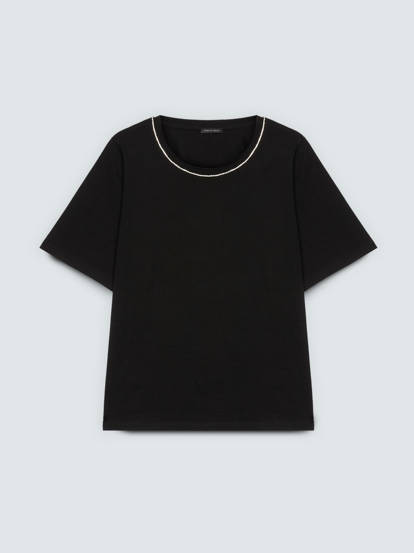 Cotton t-shirt with luminous appliqu&eacute;s image number 4