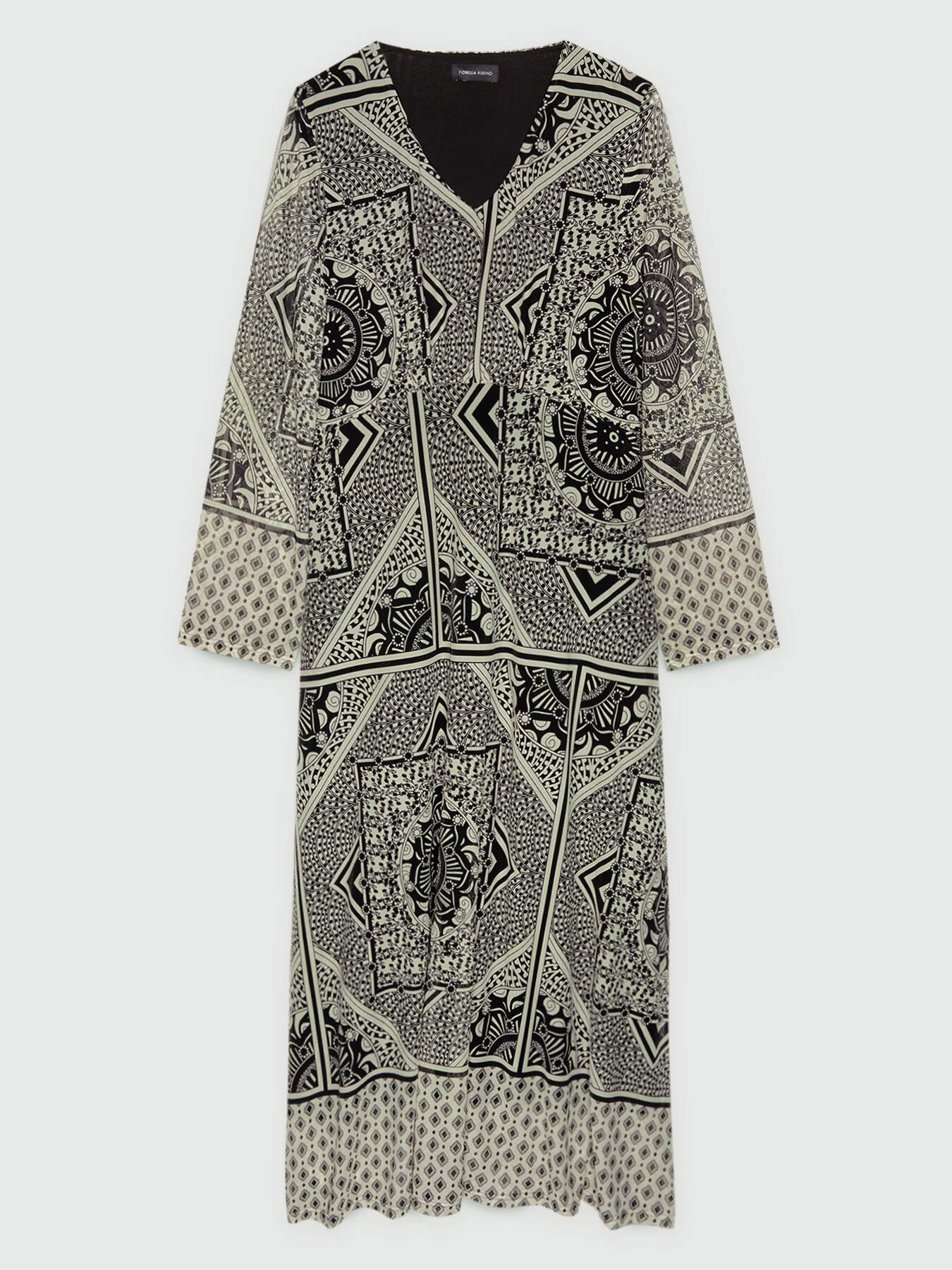 Bandana print tulle dress image number 5