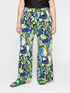 Pantalones anchos con estampado image number 2