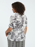 Boxy shirt with exotic print image number 1