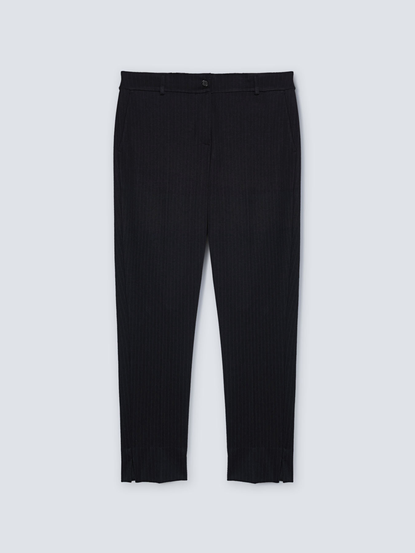 Straight-leg pinstriped trousers image number 3