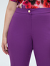 Regular stretch cotton trousers image number 3