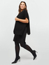 Oversized knit cape image number 0