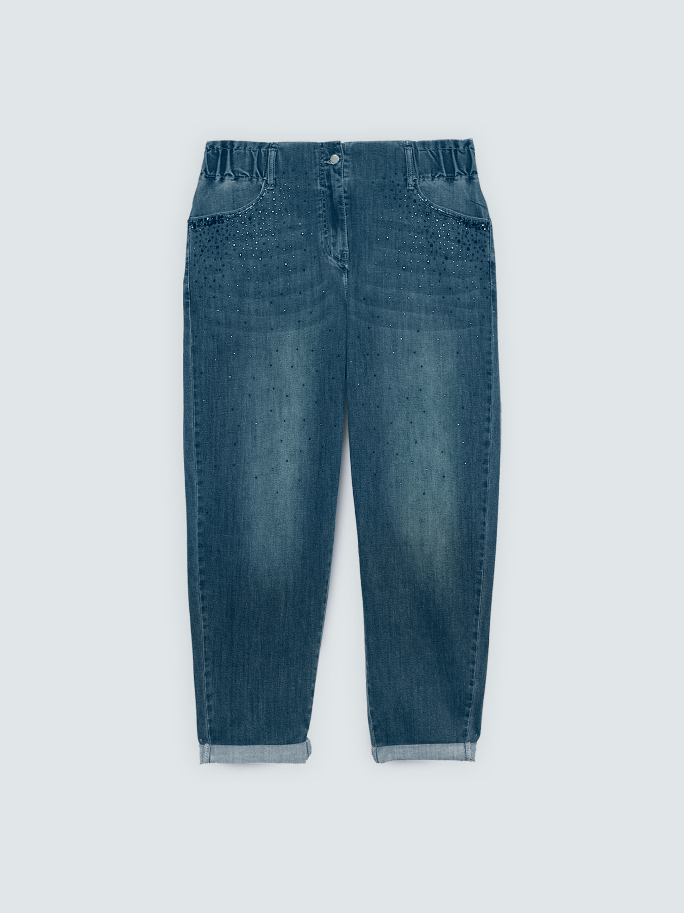 Jeans Balloon con punti luce image number 4