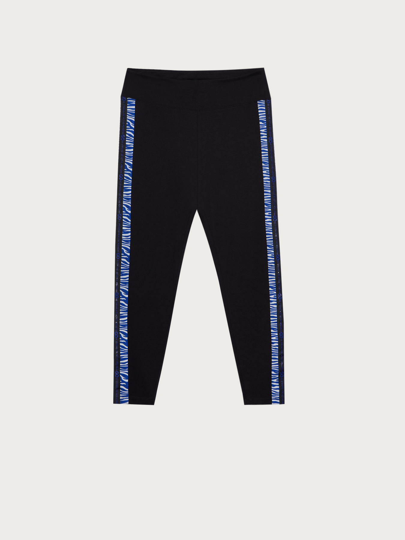 Leggings "GO." con bordi stampati image number 3