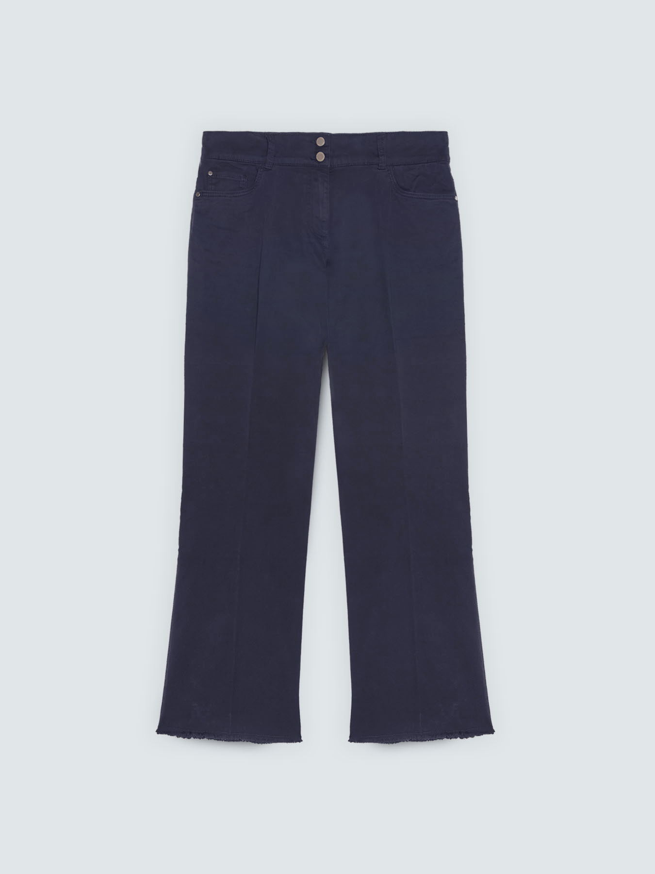 Pantaloni Straight Fit in cotone image number 3