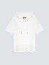 Maglia in lino e cotone con cappuccio image number 4