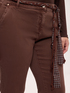 Cotton-blend chino trousers with belt image number 3