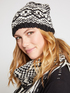 Cappello in tricot black&white image number 2