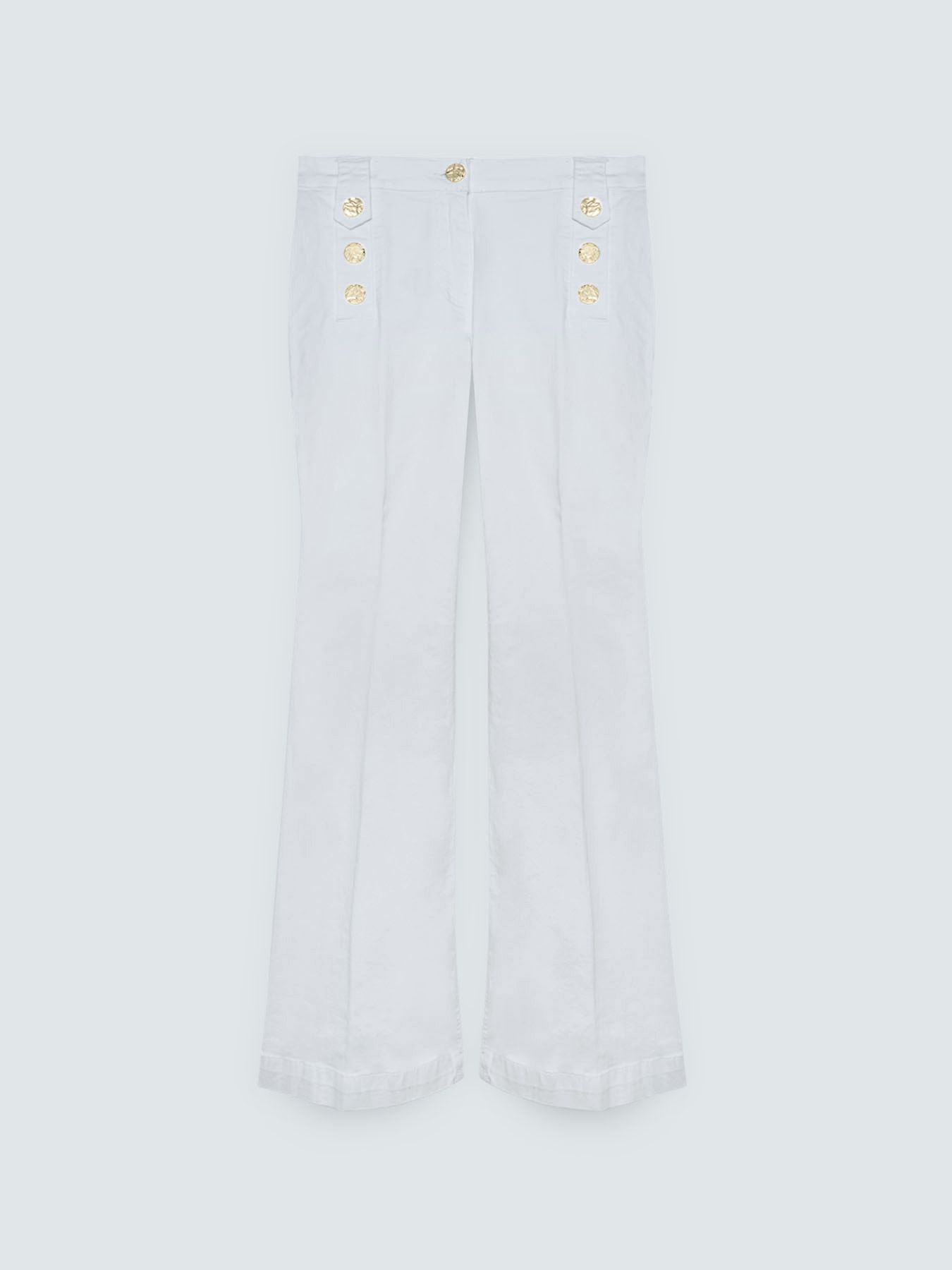 Jeans Flare con bottoni decorativi image number 1