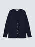 Cardigan scollo a V con bottoni image number 4