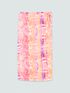 Viscose pareo with tie-dye print image number 4
