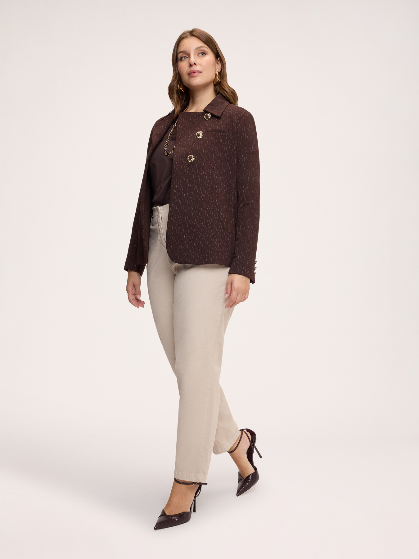 Blazer with asymmetric closure image number 2