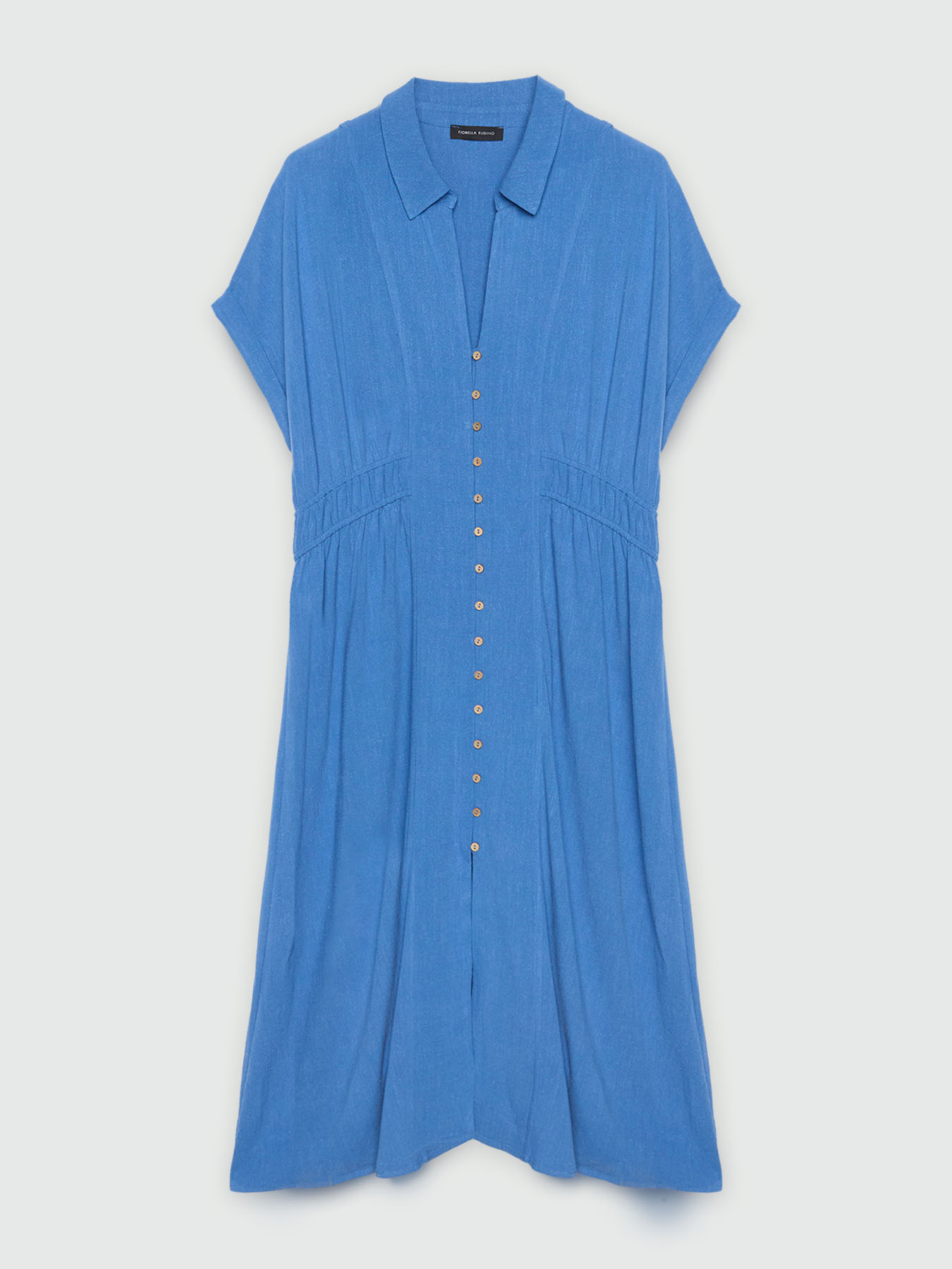 Vestito chemisier con bordo in vita image number 5