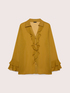 Bluse aus Cr&ecirc;pon mit Volant image number 4