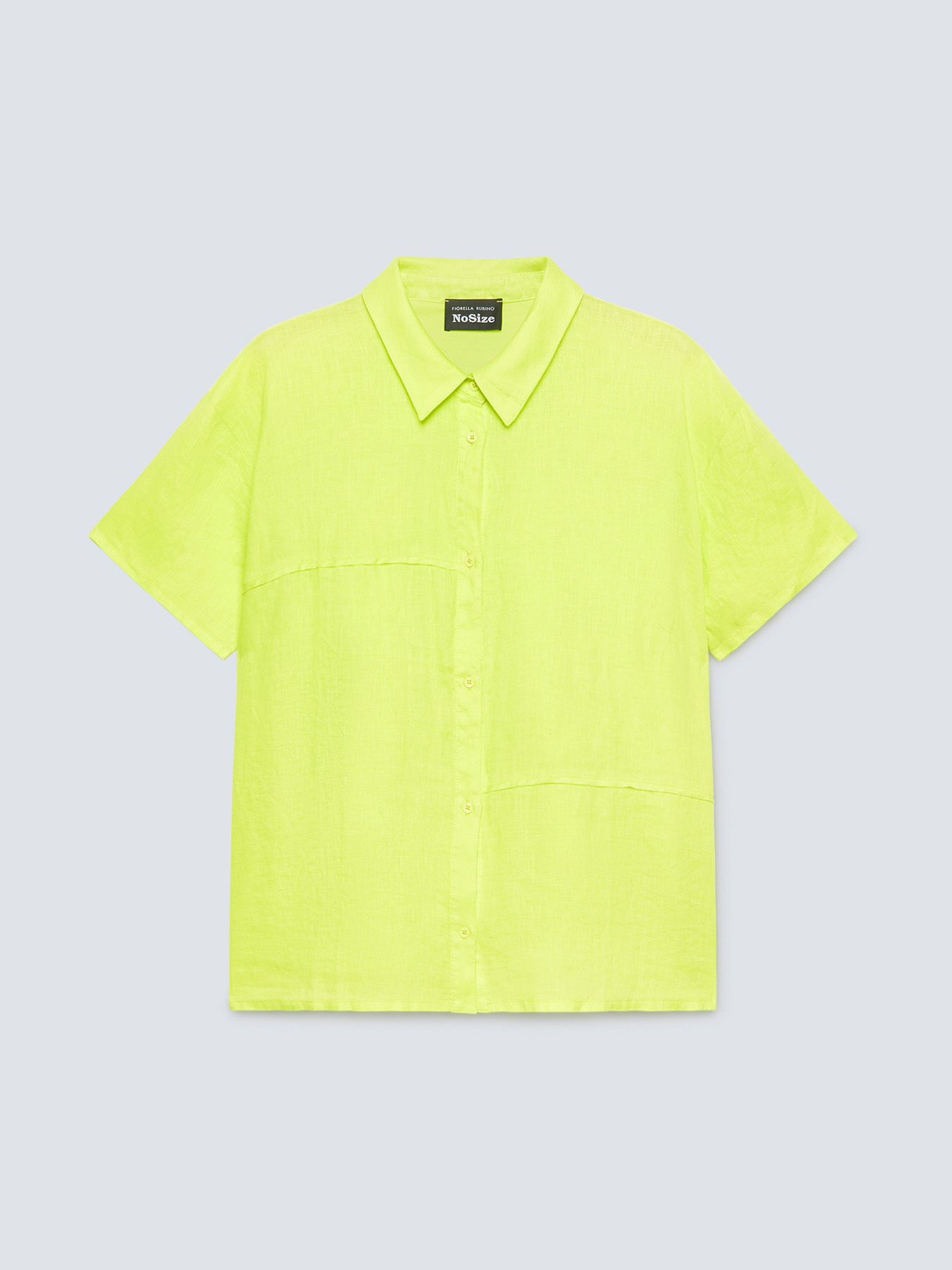 Linen and cotton boxy shirt image number 4