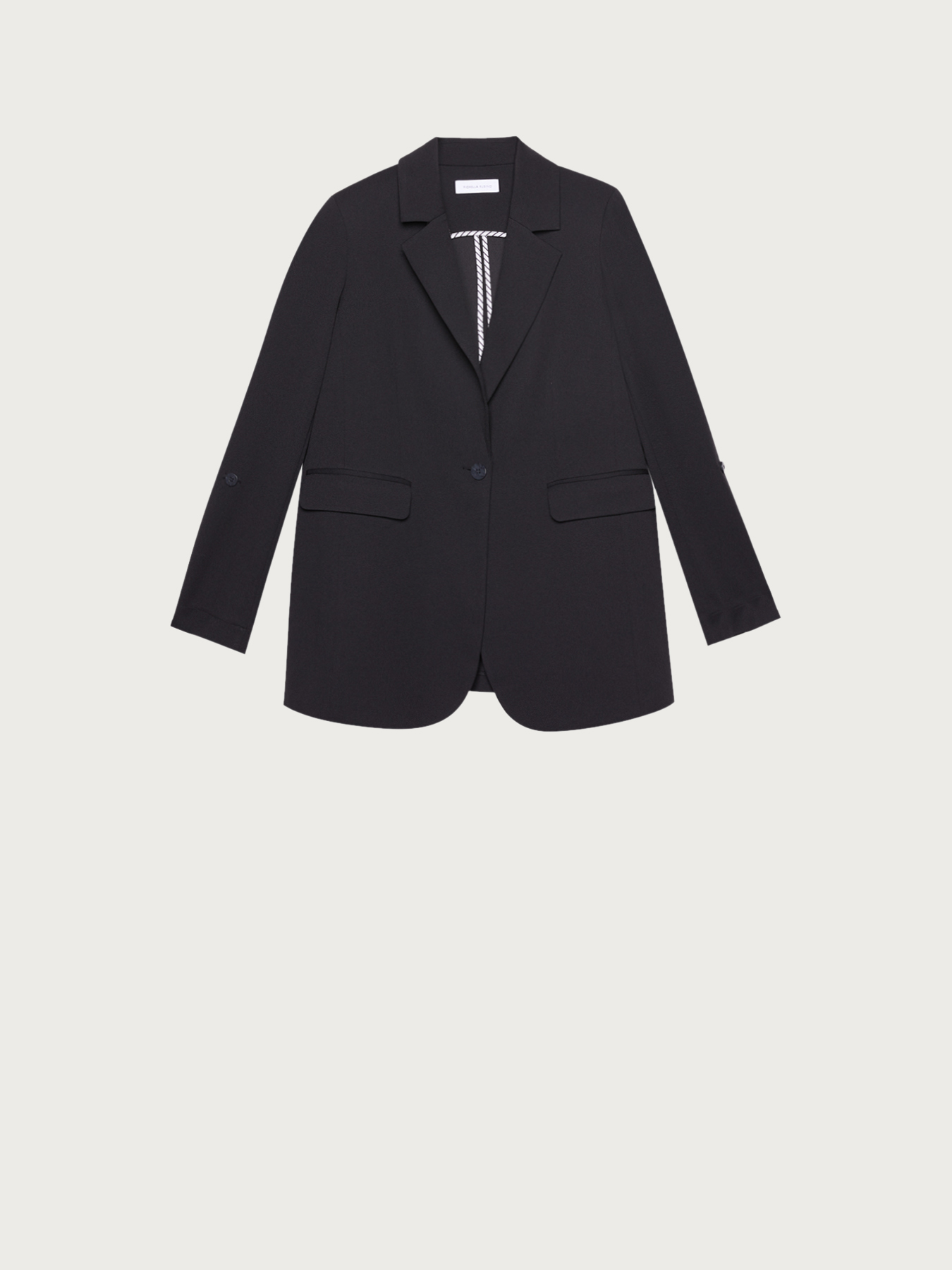 Langer Blazer mit Schlitzen image number 3