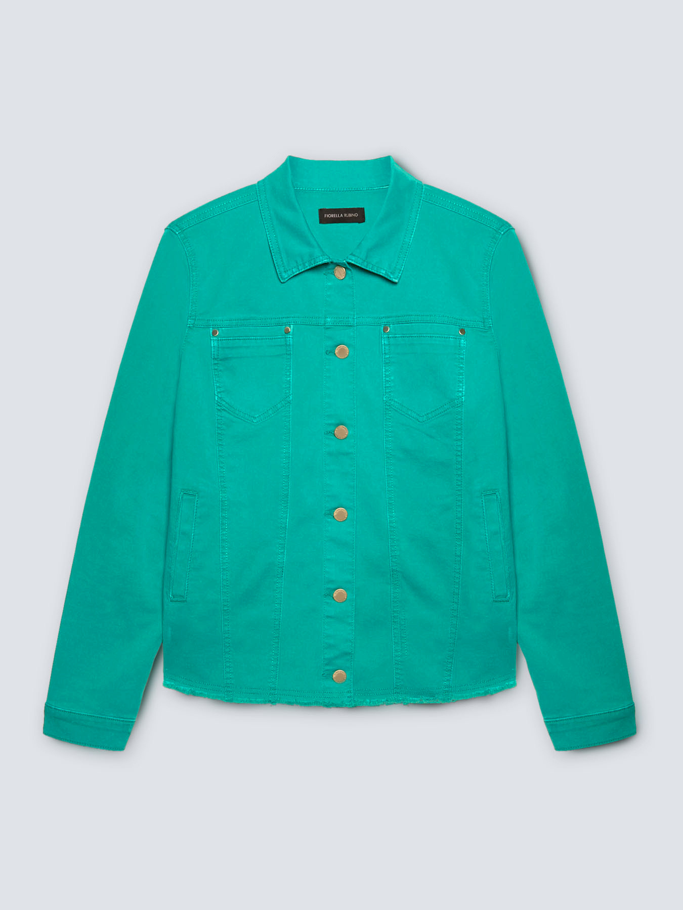 Denim colour jacket image number 2