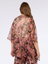 Paisley print crepe kimono. image number 1