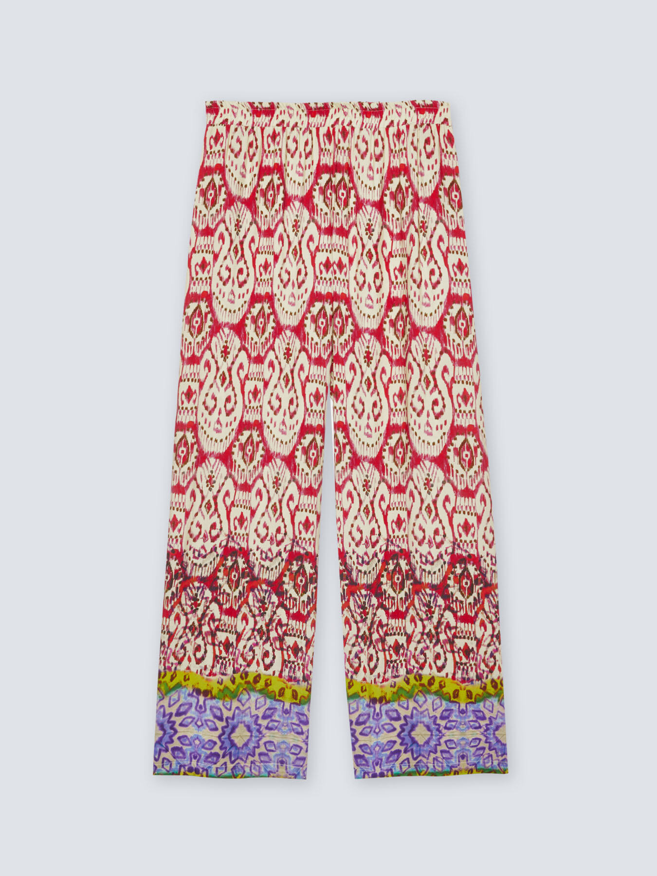 Weite Hose mit Ethno-Druck image number 3