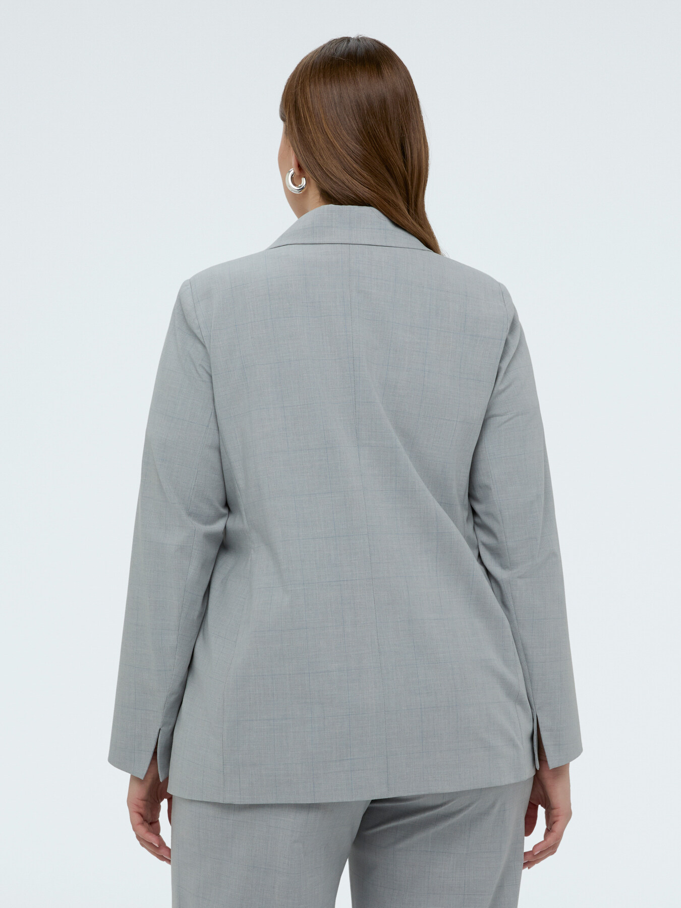Blazer stampa check image number 2