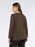 Sweater with boat neckline and buttons image number 1