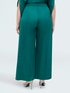 Wide Leg Trousers in Viscose Satin image number 1
